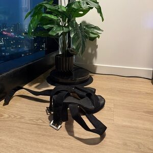 ASOS Black Strappy Heels